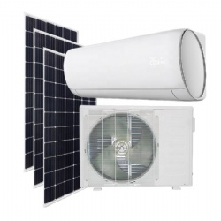 Solar air conditioner hybrid 24000btu split solar powered
